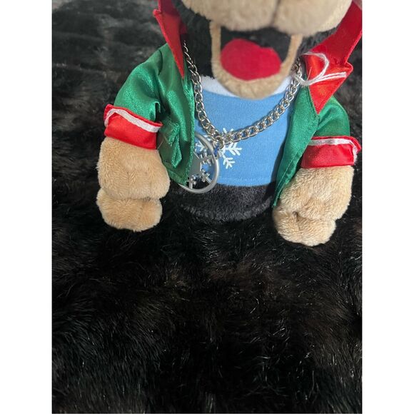 VTG Gemmy Christmas Hip Hop Doberman Dog Raps Jingle Bells Animated Tested - Picture 3 of 5